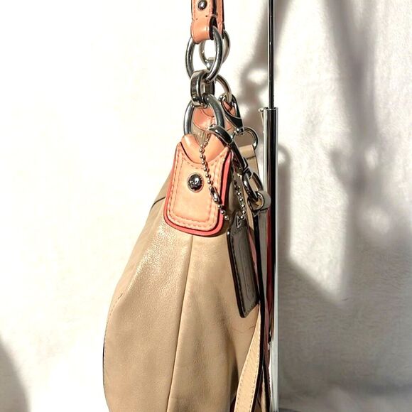 Coach Kristin Spectator Leather Hobo Crossbody Bag #F22509 - Picture 4 of 13